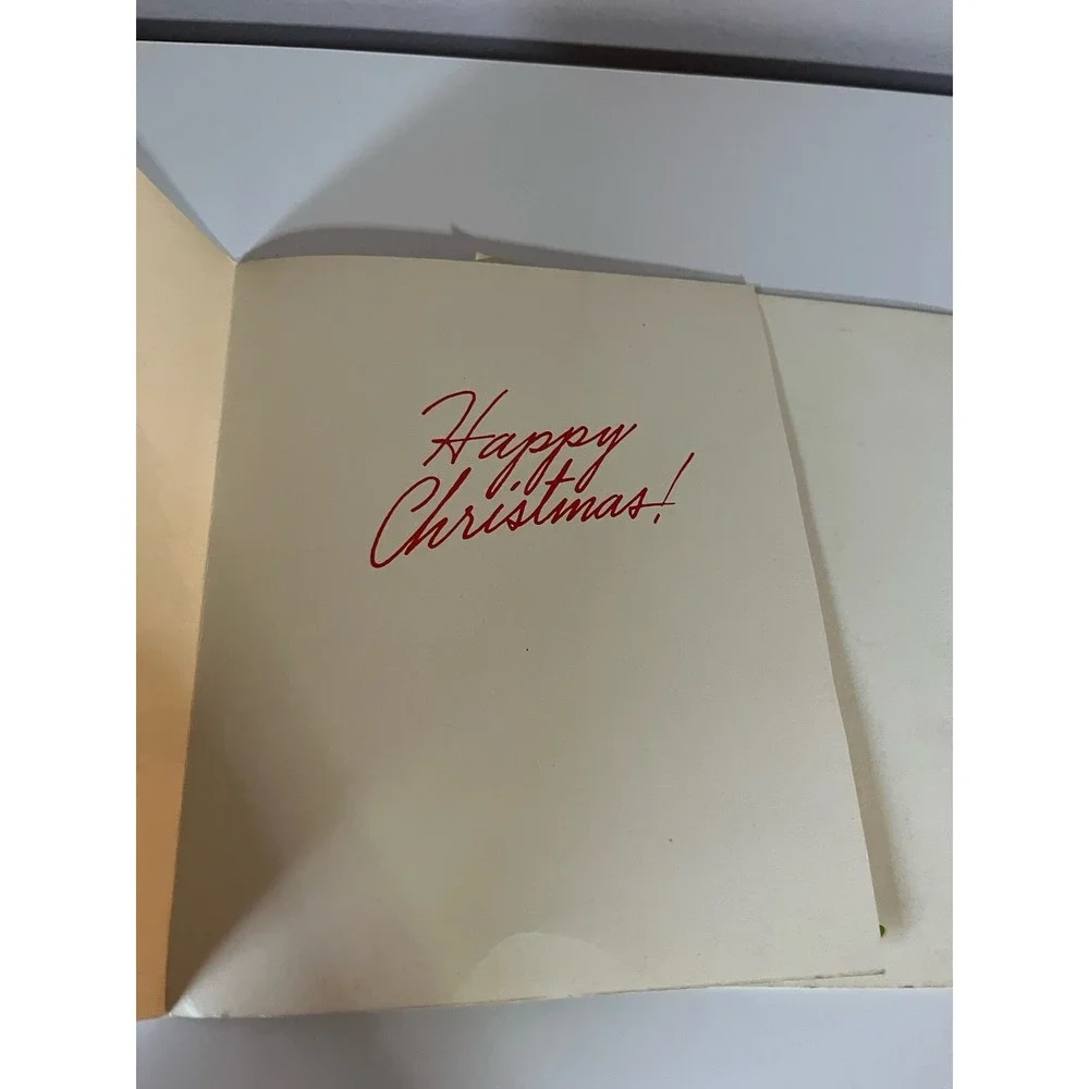 Vintage Christmas Card Lot Of 2 Prank Naughty Child Chopping The Tree Unused
